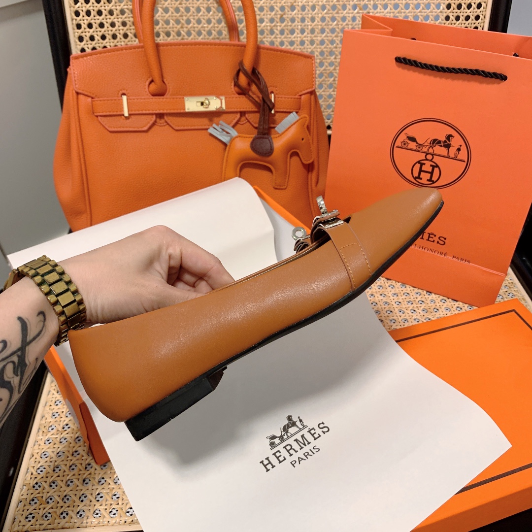 Hermes H shoes