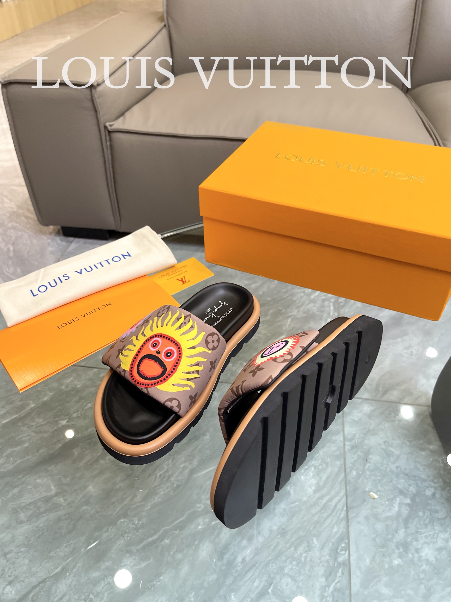 Louis Vuitton 2023 lovers mandarin duck shoes