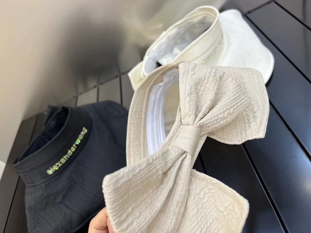 Wang Alexander's new large brim empty top hat