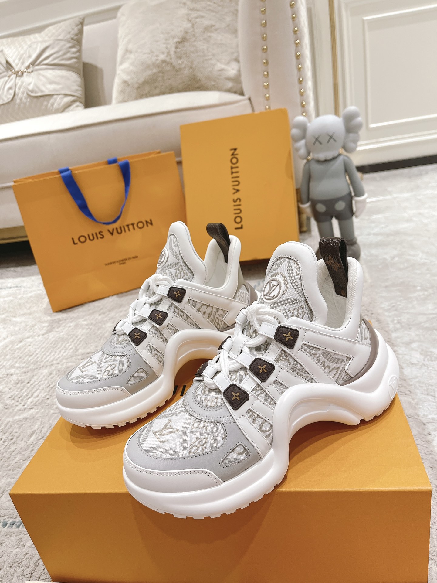 Louis Vuitton Archlight Donkey Brand Louis Vuitton Casual Sports Dad Shoes