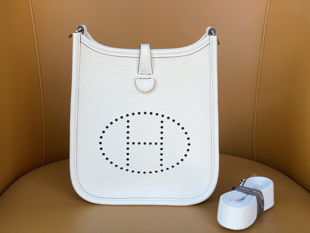 Mini Evelyn cream white tc leather