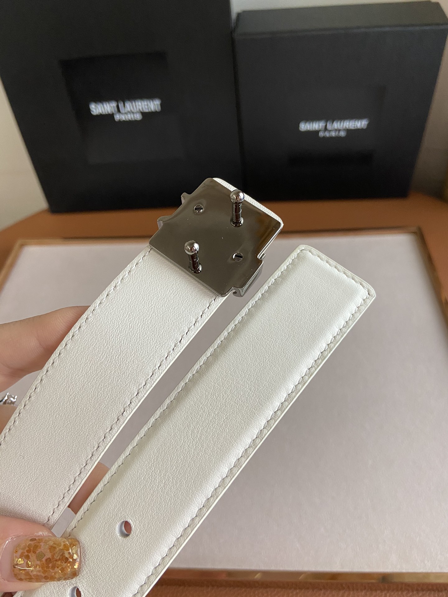 Saint Laurent YSL Misplaced Iconic Logo