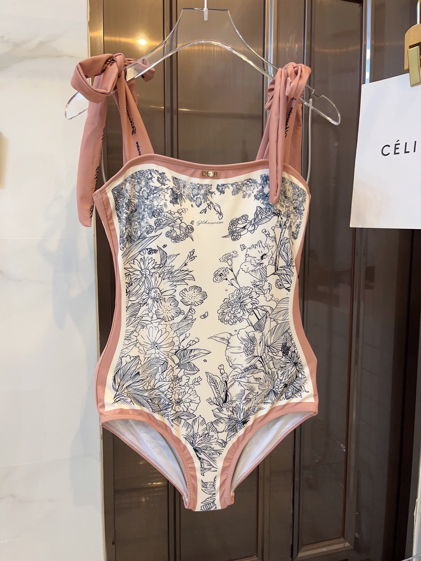 Dior one-piece swimming costume