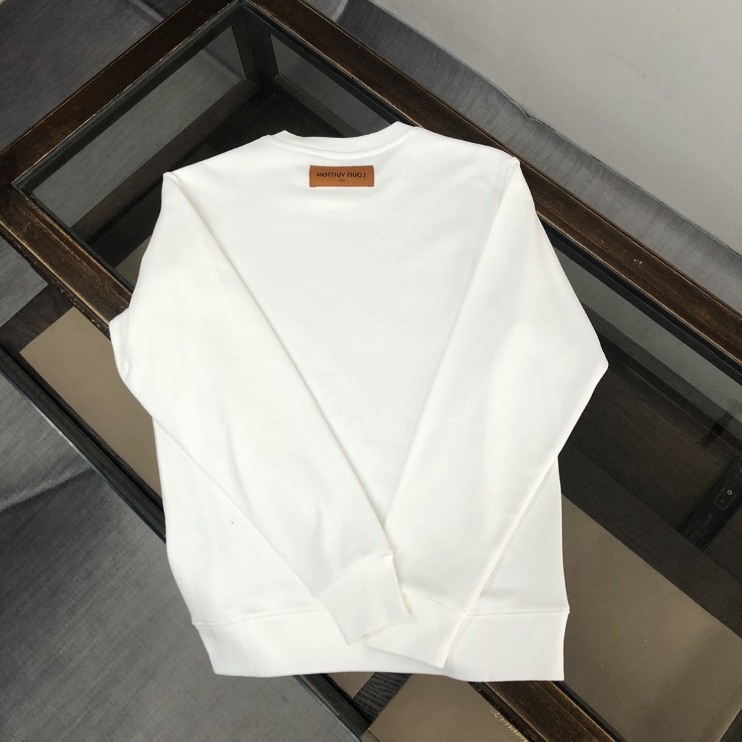 Louis Vuitton 2023 new autumn and winter couples style round neck sweatshirt