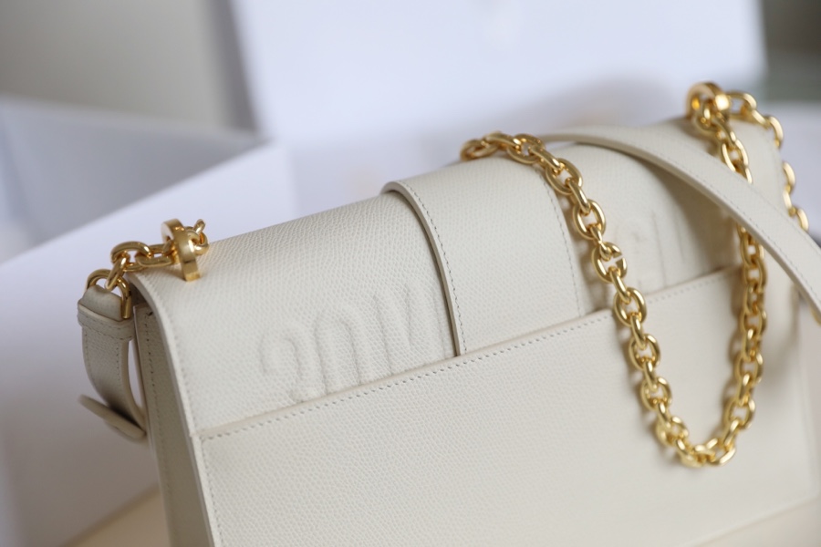 Montaigne Montaigne palm print chain bag palm white