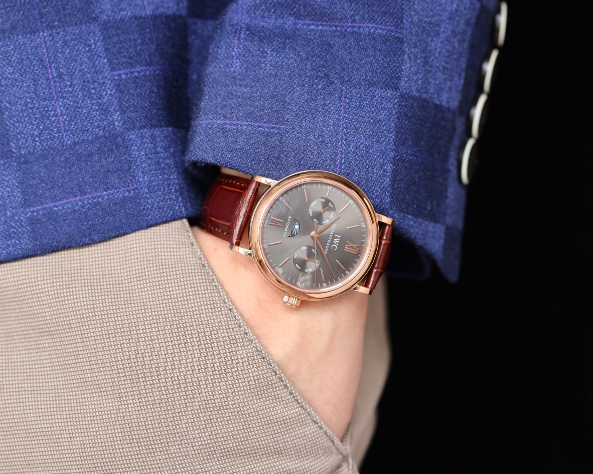 IWC- Portofino Multifunctional Premium Automatic 9100 Multifunctional Imported Mechanical Movement