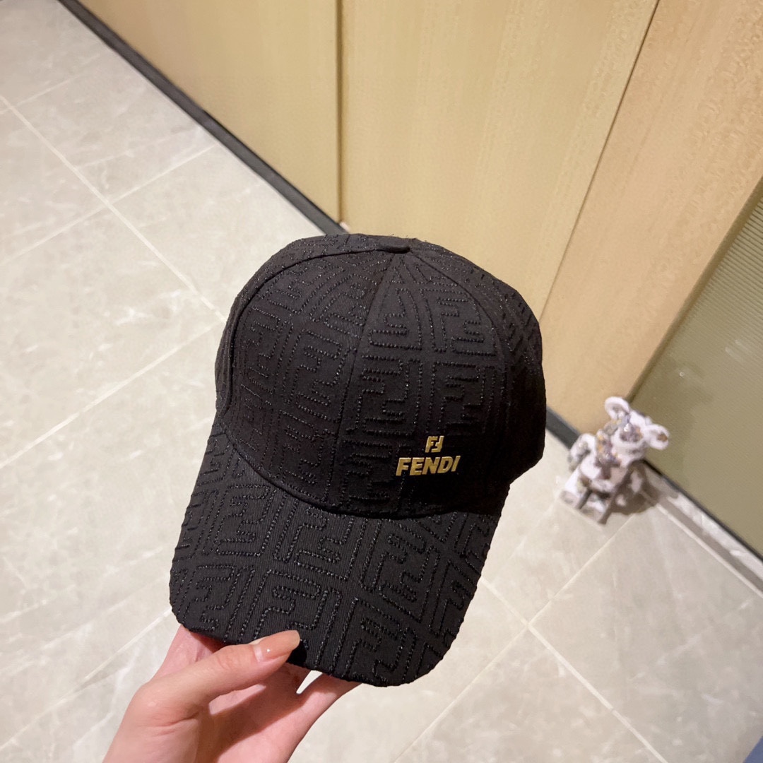 [Fendi] 2023 New Embroidered Simple Baseball Cap