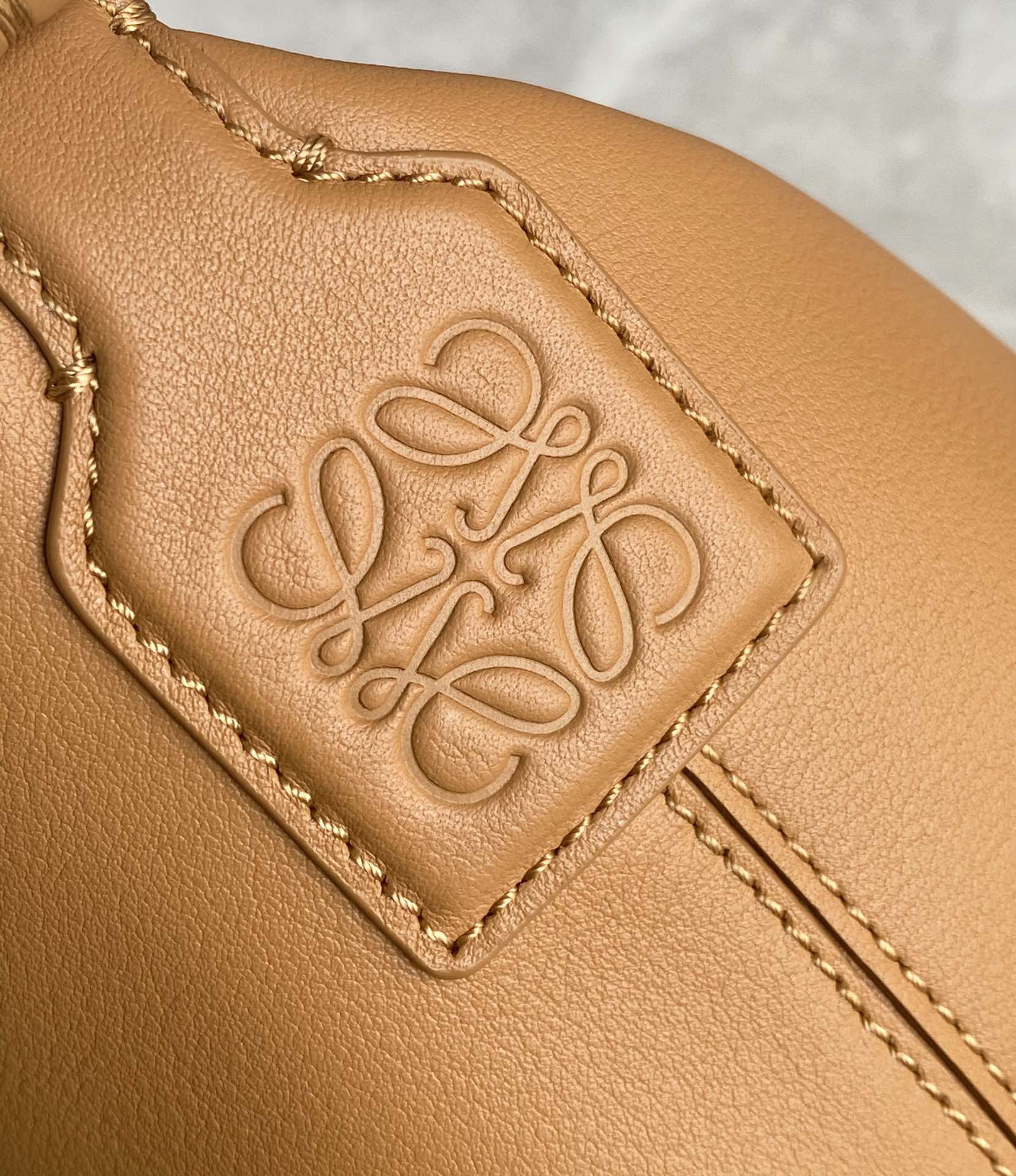 LOEWE cubi full leather lunch box bag