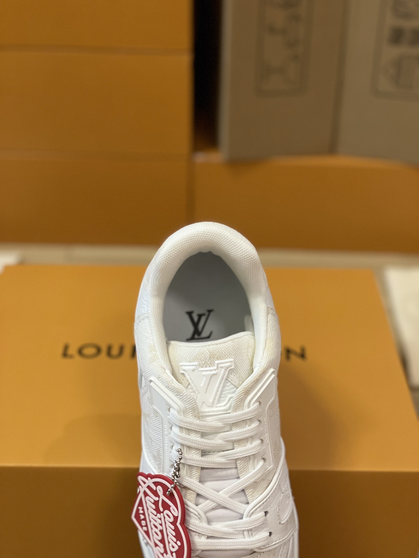 Louis Vuitton Trainer sneakers couple style 1A9IF5