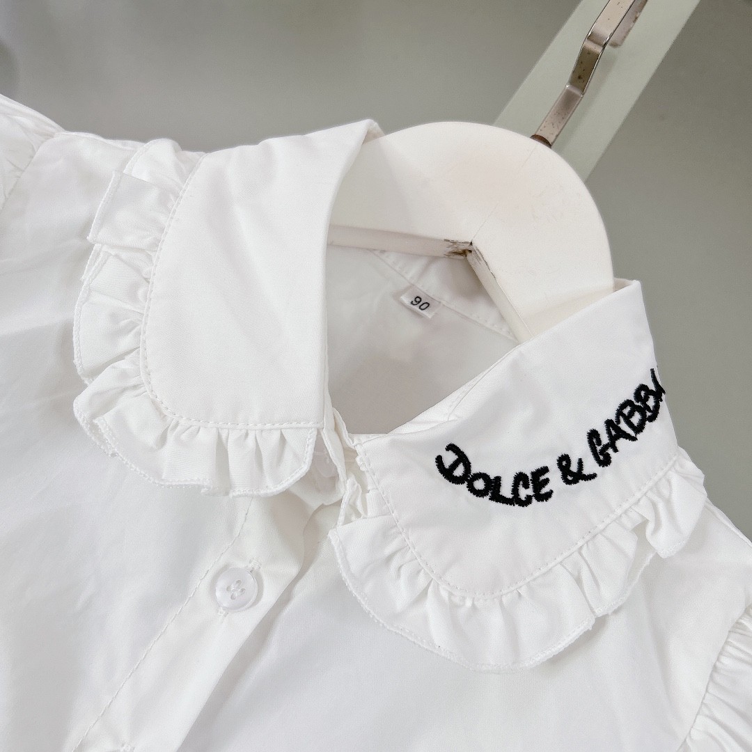 D&G spring and summer girls skirt suit