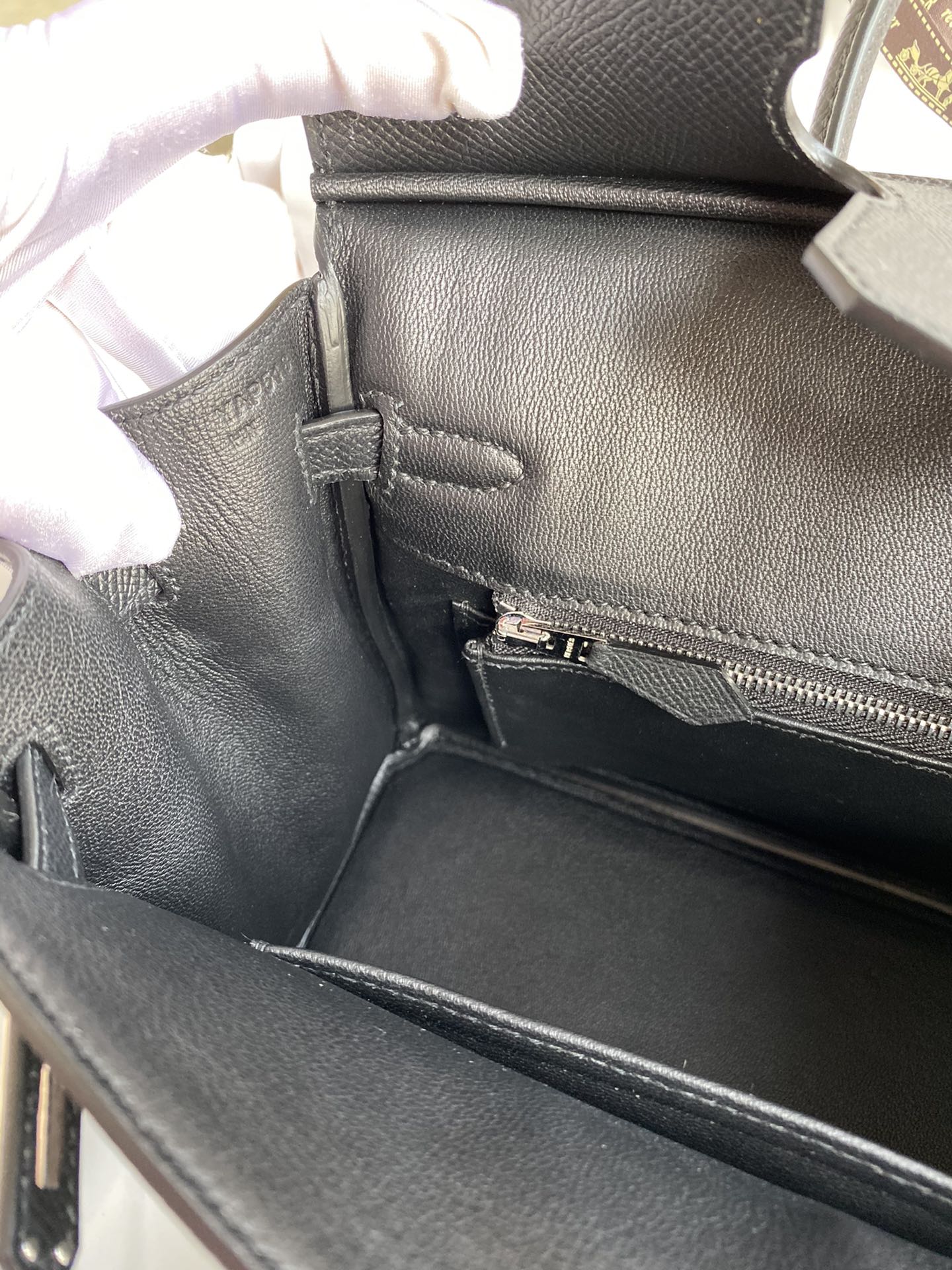 Birkin 25cm Epsom Leather Black Silver Buckle