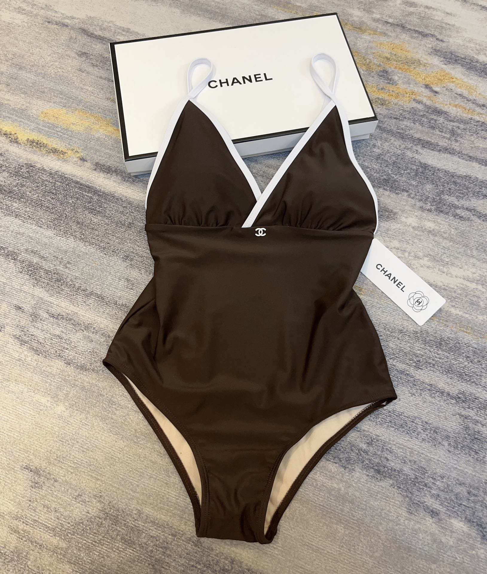 Chanel one piece swimsuit
