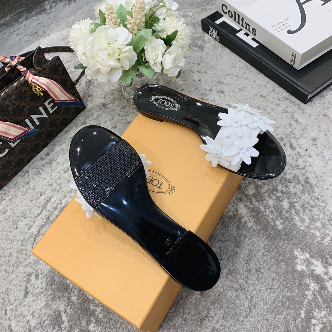 TOD'S 𝙏𝙊𝘿𝙎 2021 summer classic explosive new fabric counter PVC material summer to the beach vacation the best choice