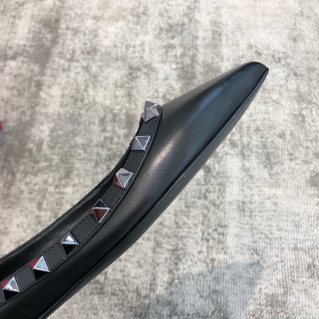 Valentino VT Collection Flats Black