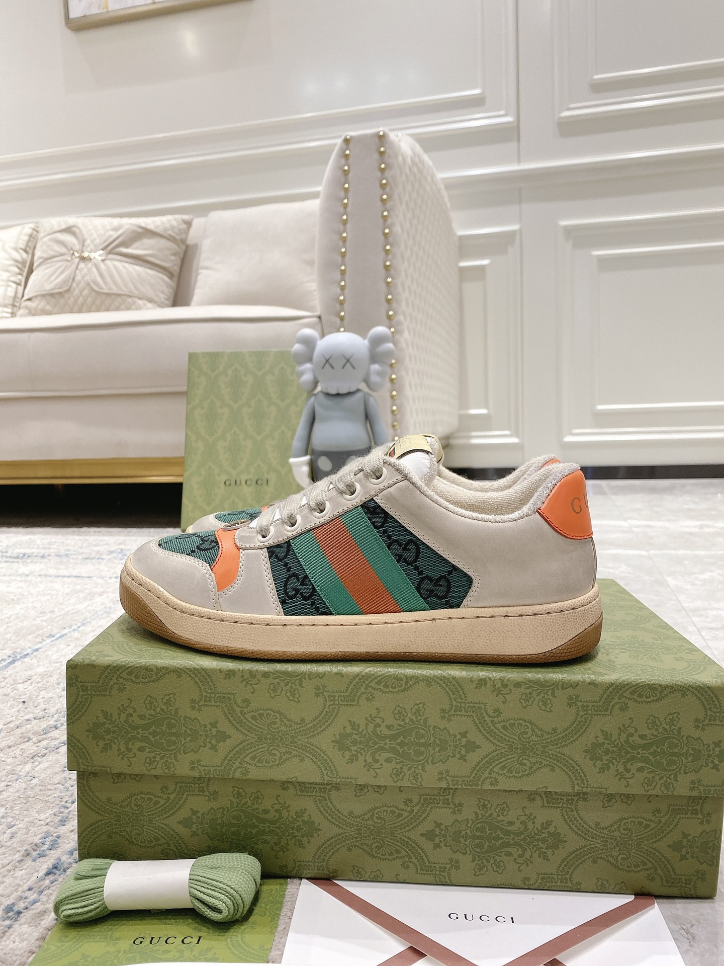 Gucci new upgraded small dirty shoes couple models