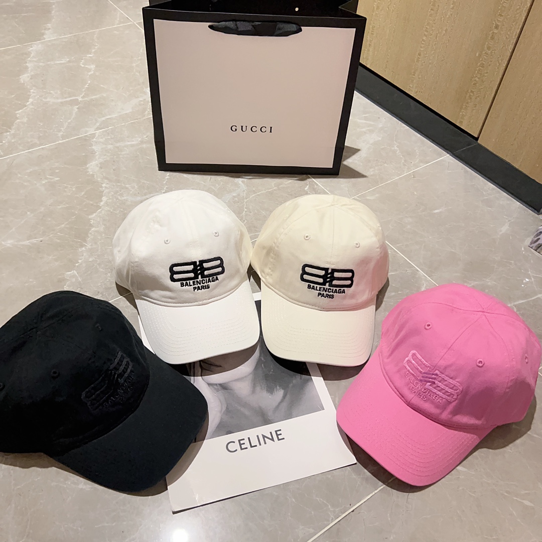[Balenciaga] 2023 new style embroidered baseball cap