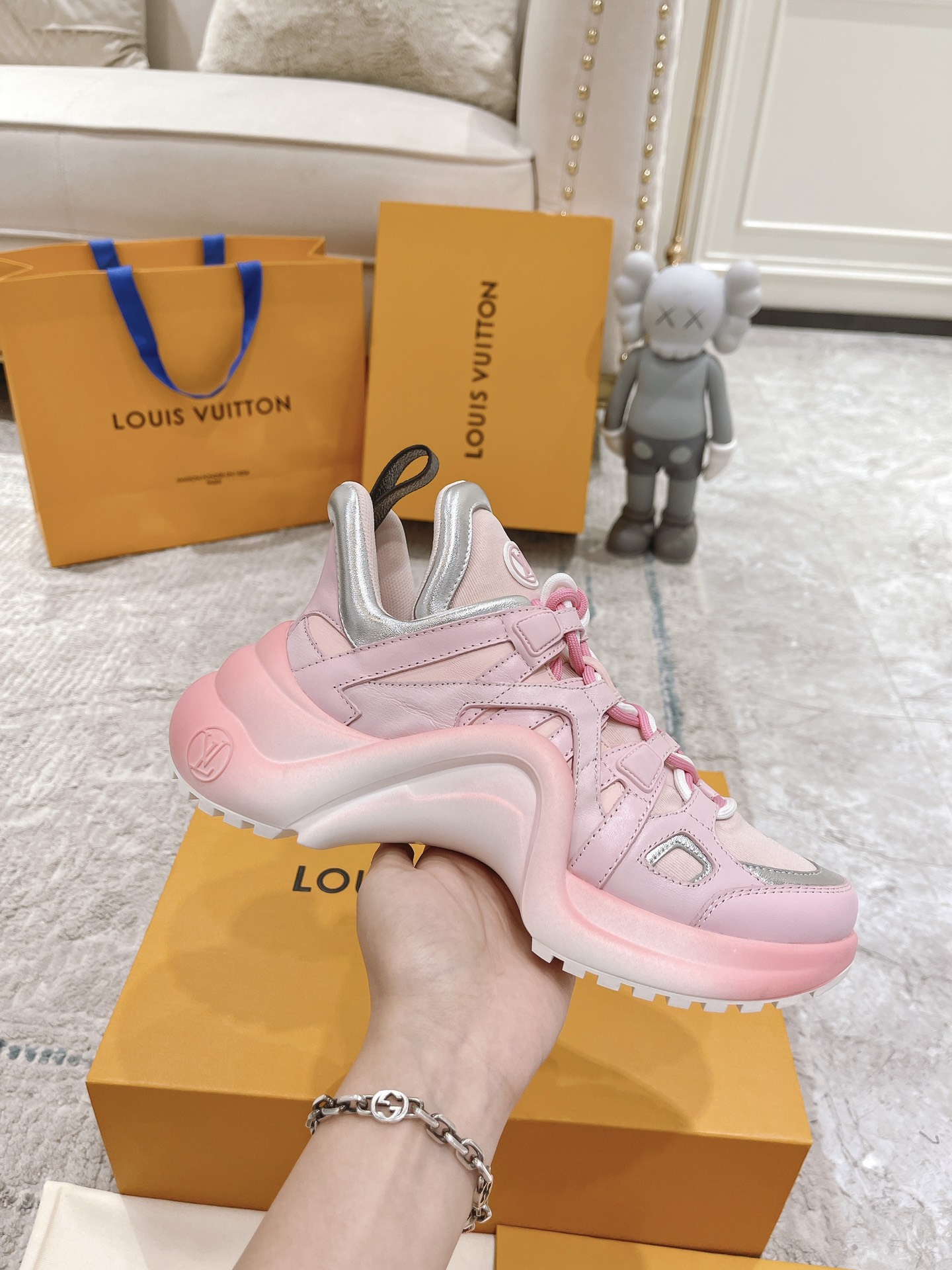 Louis Vuitton Archlight Donkey Brand Louis Vuitton Casual Sports Dad Shoes