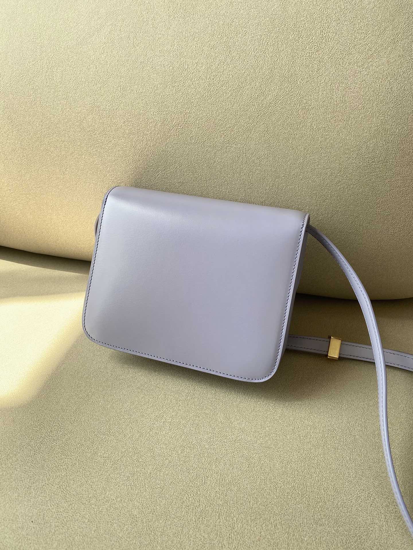 𝐂𝐞𝐥𝐢𝐧𝐞 Box Teen bag in polished calfskin