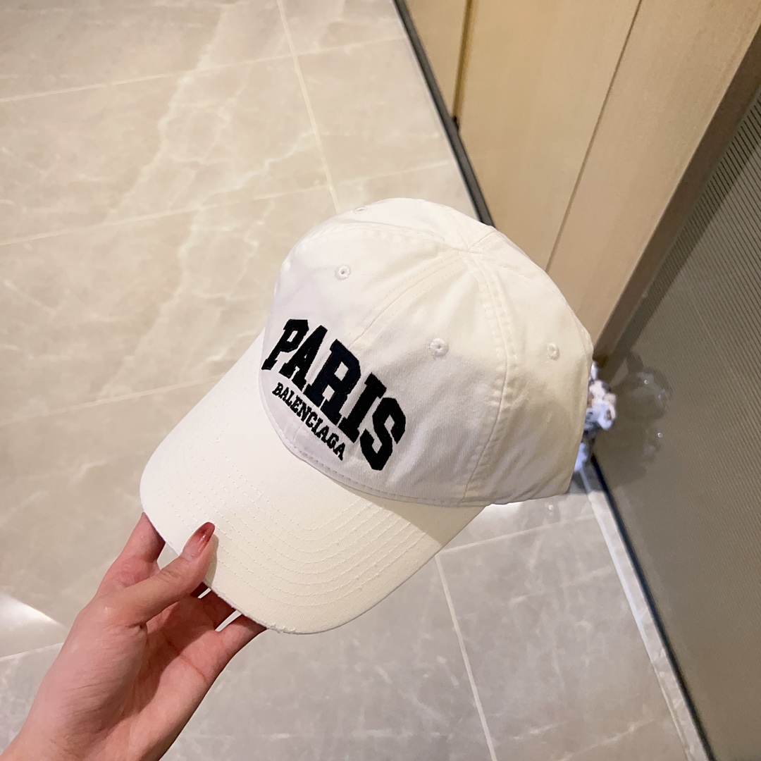 [Balenciaga] 2023 new style embroidered baseball cap