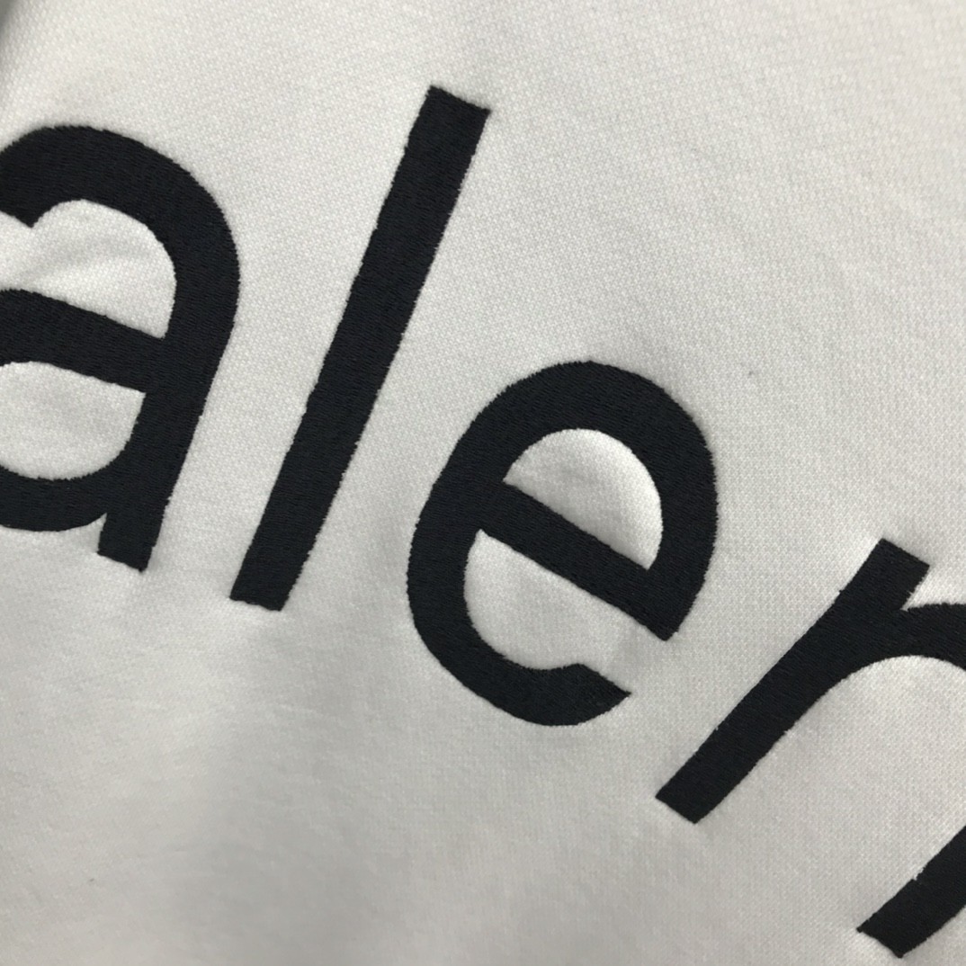 Balenciaga lettered hooded sweatshirt