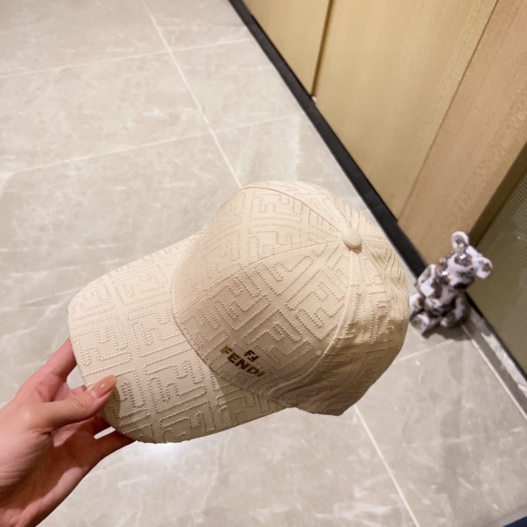 [Fendi] 2023 New Embroidered Simple Baseball Cap
