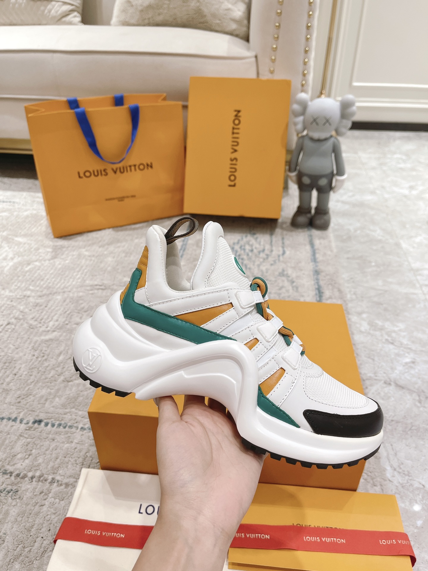 Louis Vuitton Archlight Donkey Brand Louis Vuitton Casual Sports Dad Shoes