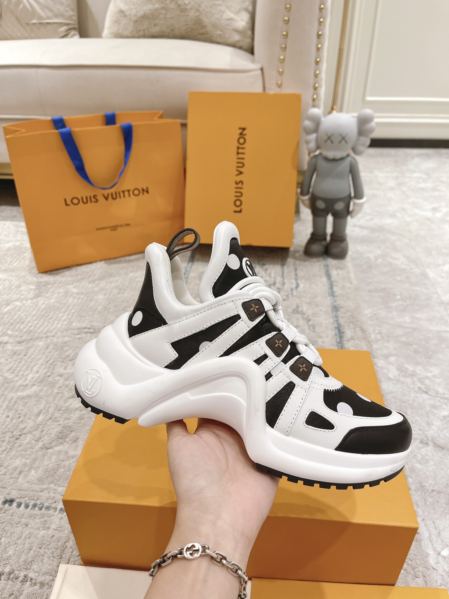 Louis Vuitton Archlight Donkey Brand Louis Vuitton Casual Sports Dad Shoes