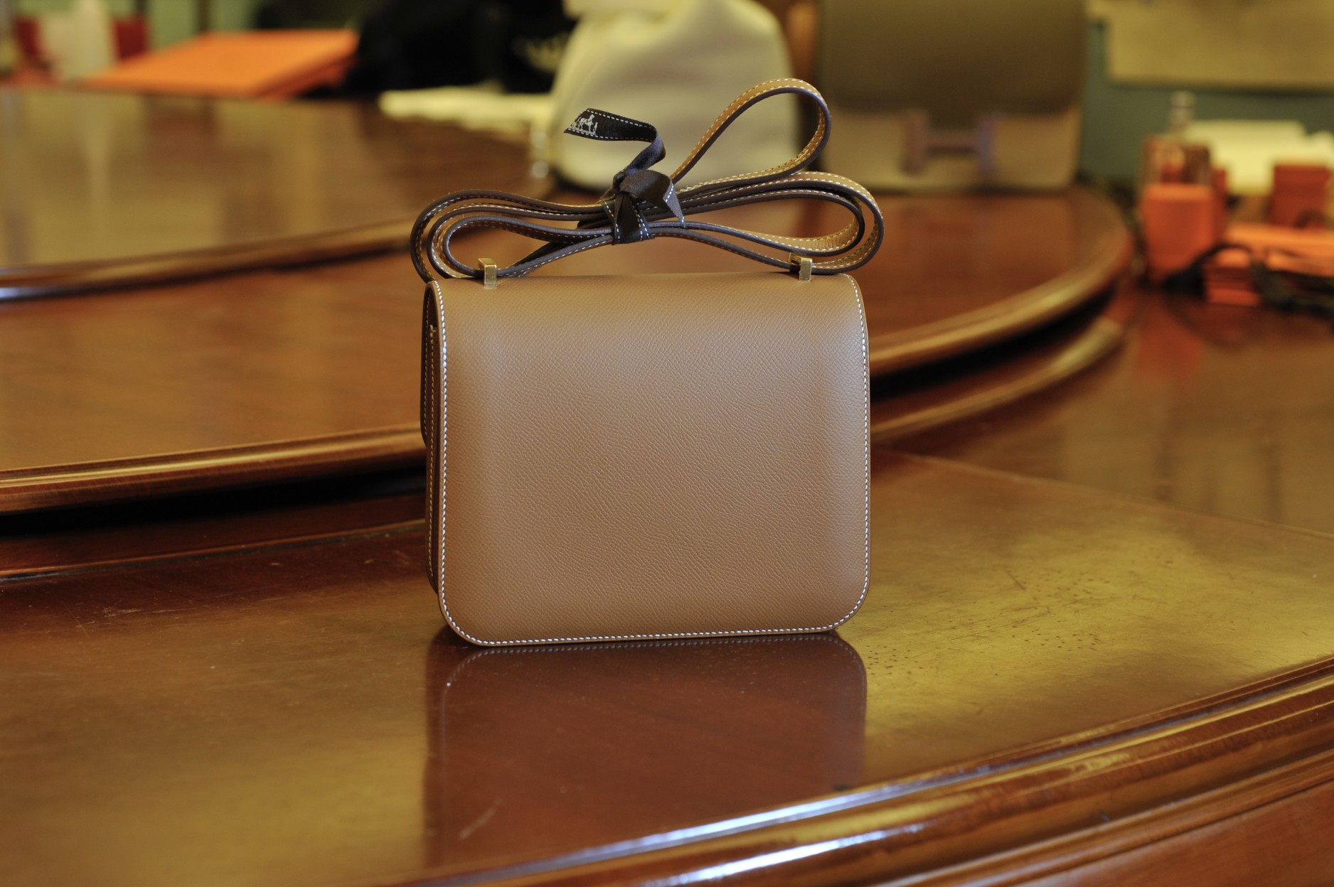 Kangkang Golden Brown 19 Elephant Gray 24 Epsom Leather