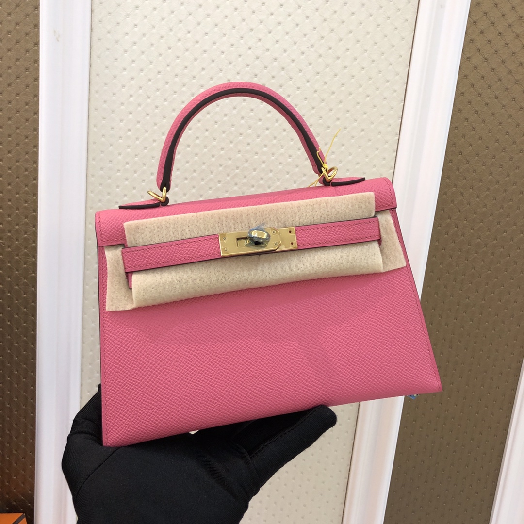 Mini second generation 8w lipstick powder original epsom leather gold buckle silver buckle