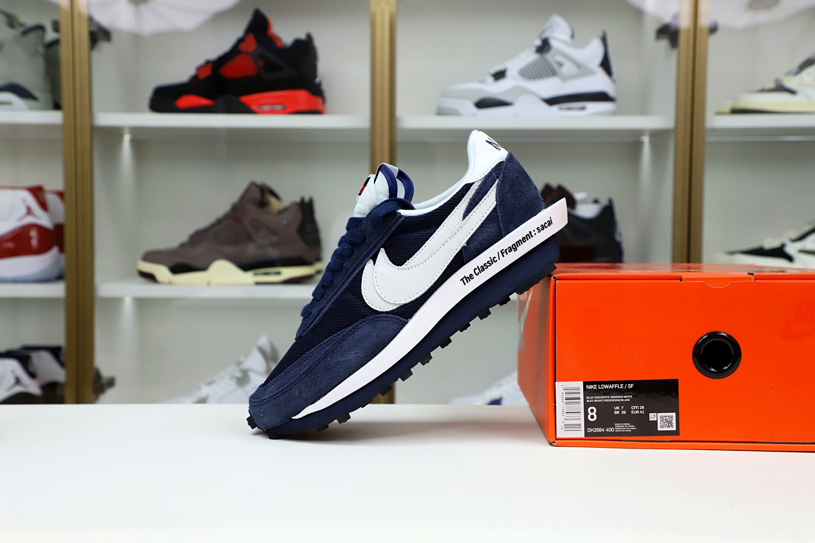 FRAGMENT DESIGN X SACAI X LDV WAFFLE BLACKENED BLUE