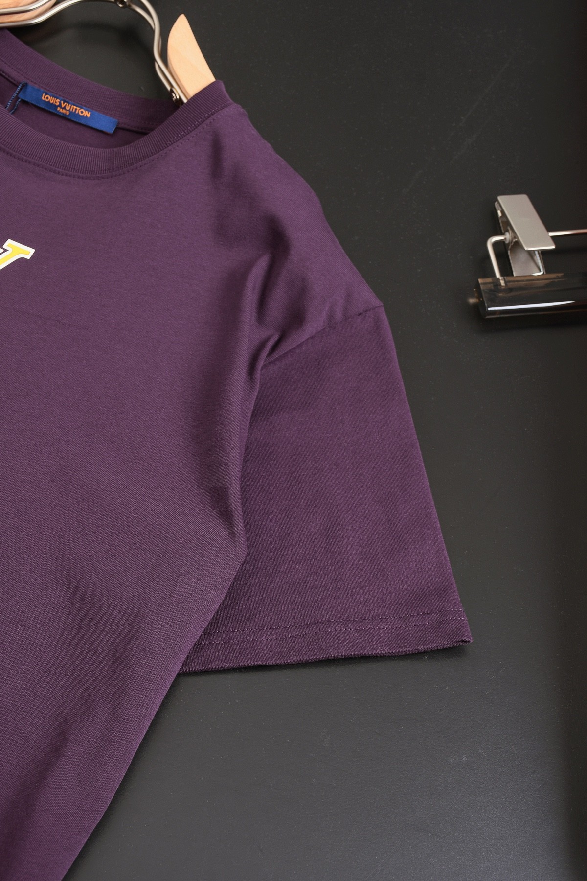 Louis Vuitton T-shirt with yellow and white logo