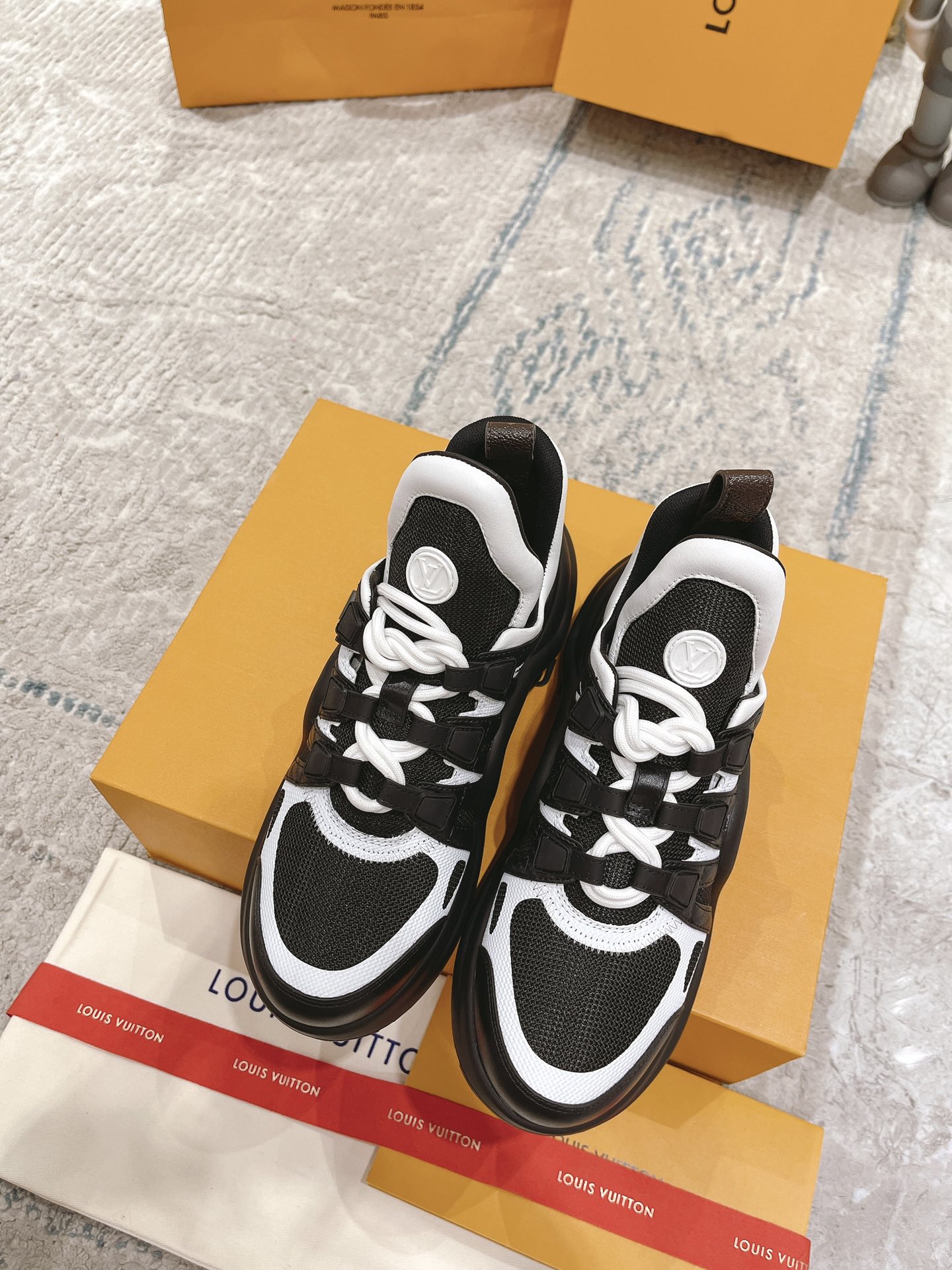 Louis Vuitton Archlight Donkey Brand Louis Vuitton Casual Sports Dad Shoes