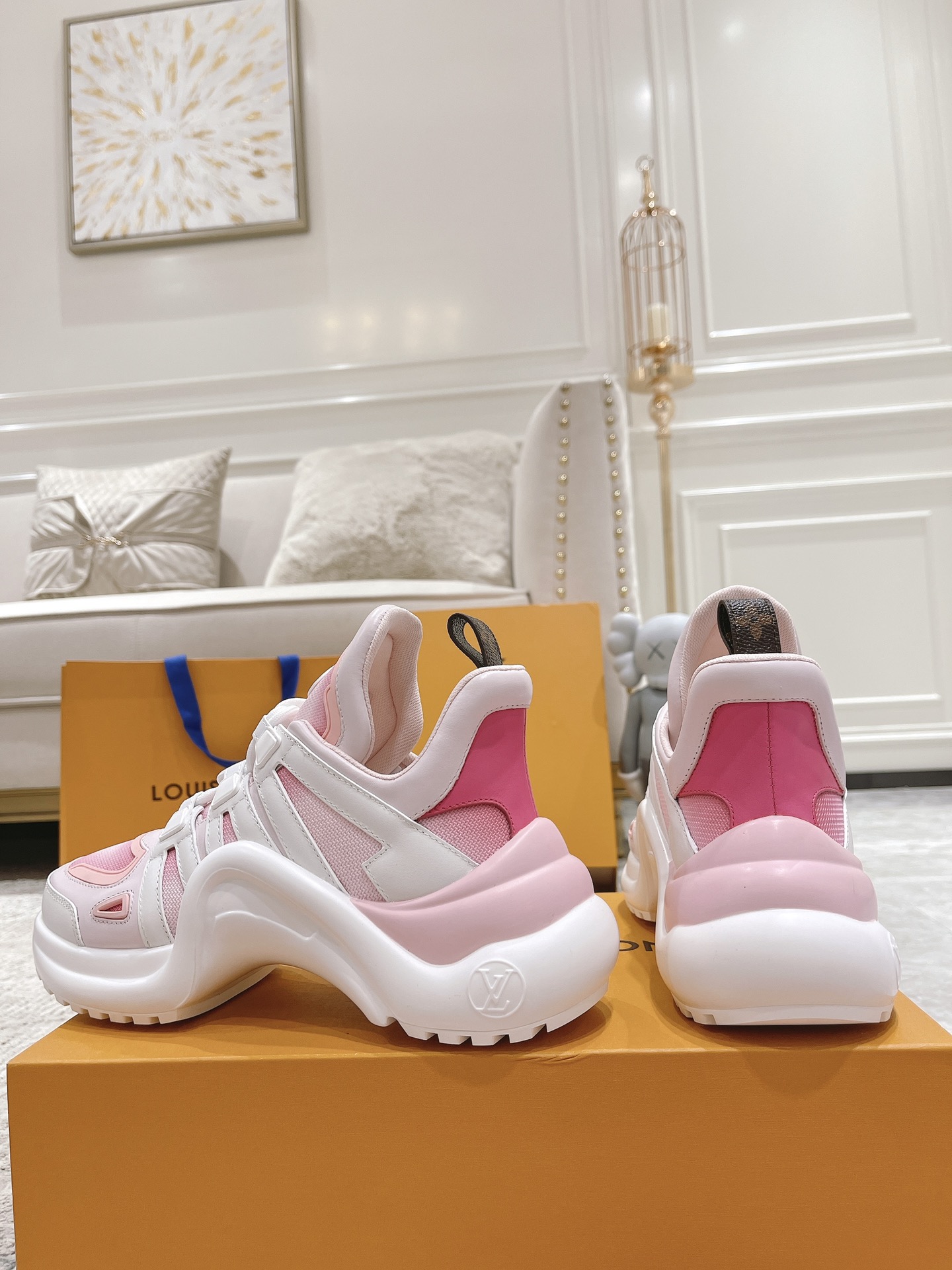 Louis Vuitton Archlight Donkey Brand Louis Vuitton Casual Sports Dad Shoes