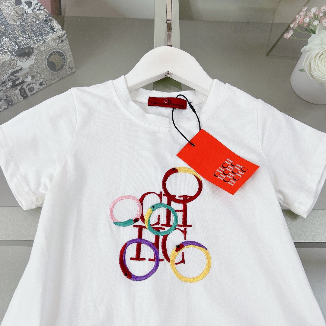 C&H Carolina Herrera Spring and Summer Girls Skirt Set