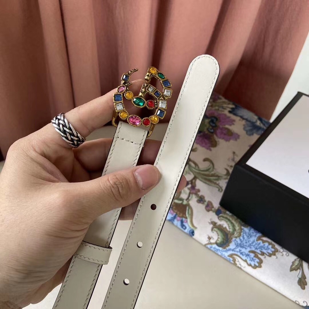 GUCCI double-sided imported cowhide