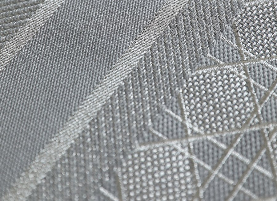 DIOR TOTE embroidered vine check grey