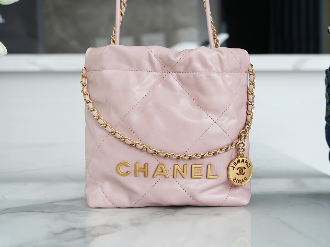 𝗖𝗛𝗔𝗡𝗘𝗟✦  23S 22Mini bag pink