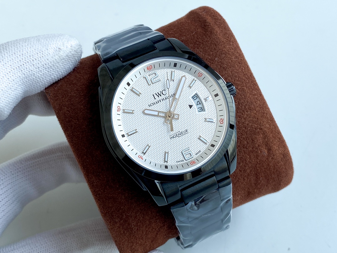 IWC- Fine men's watches Imported Citizen mechanical movement, top 316 stainless steel case and strap