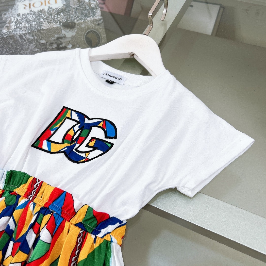 D&G spring and summer girls skirt suit