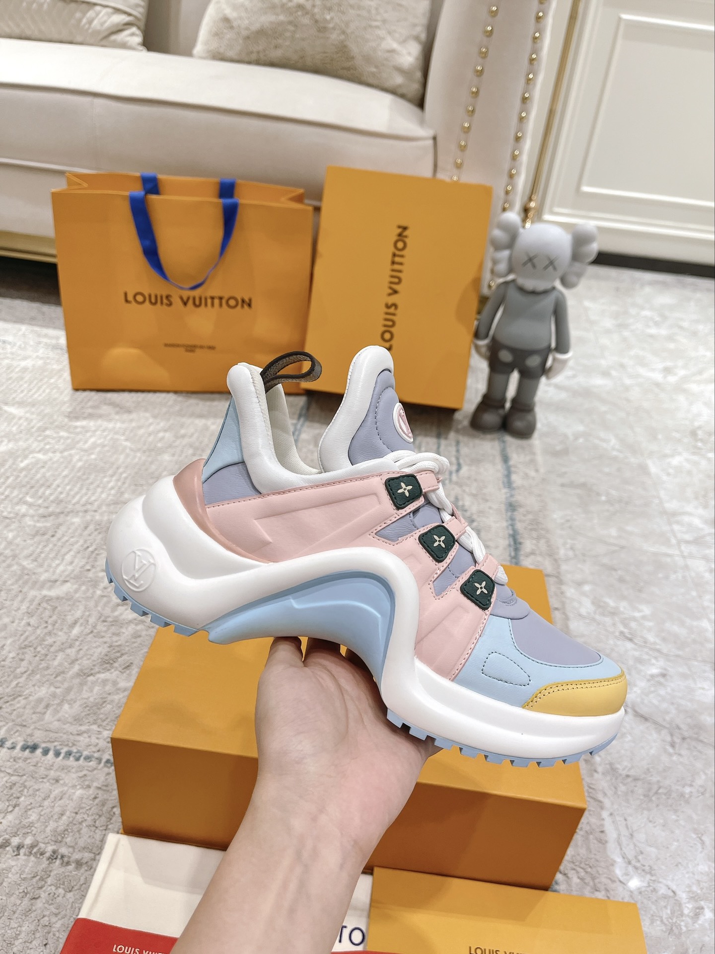 Louis Vuitton Archlight Donkey Brand Louis Vuitton Casual Sports Dad Shoes