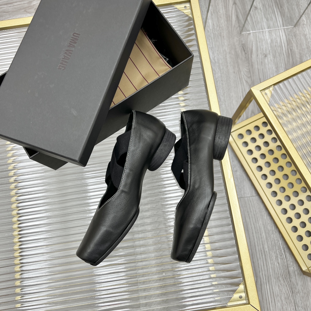 𝐔𝐌𝐀 𝐖𝐀𝐍𝐆｜𝟐𝟎𝟐𝟑/𝐒𝐒 𝐧𝐞𝐰  UMA WANG classic models retro do old ballet shoes