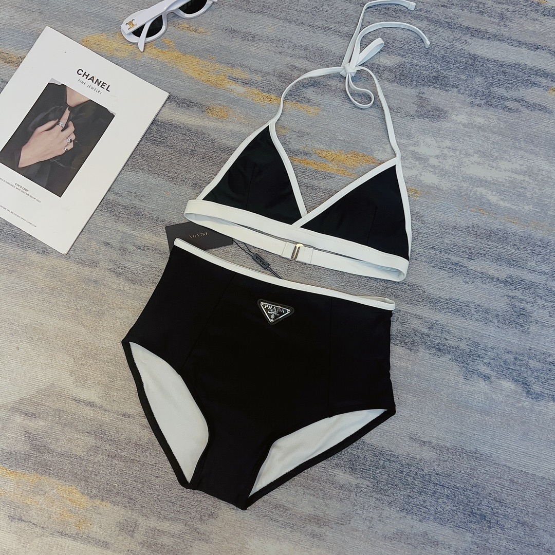 PRADA printed high elastic fitness yoga wear sports suit