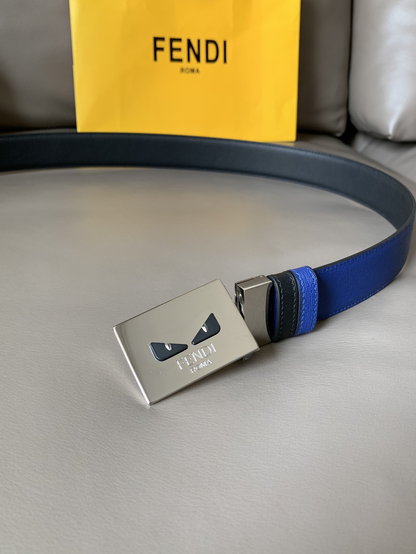 FENDI casual reversible belt