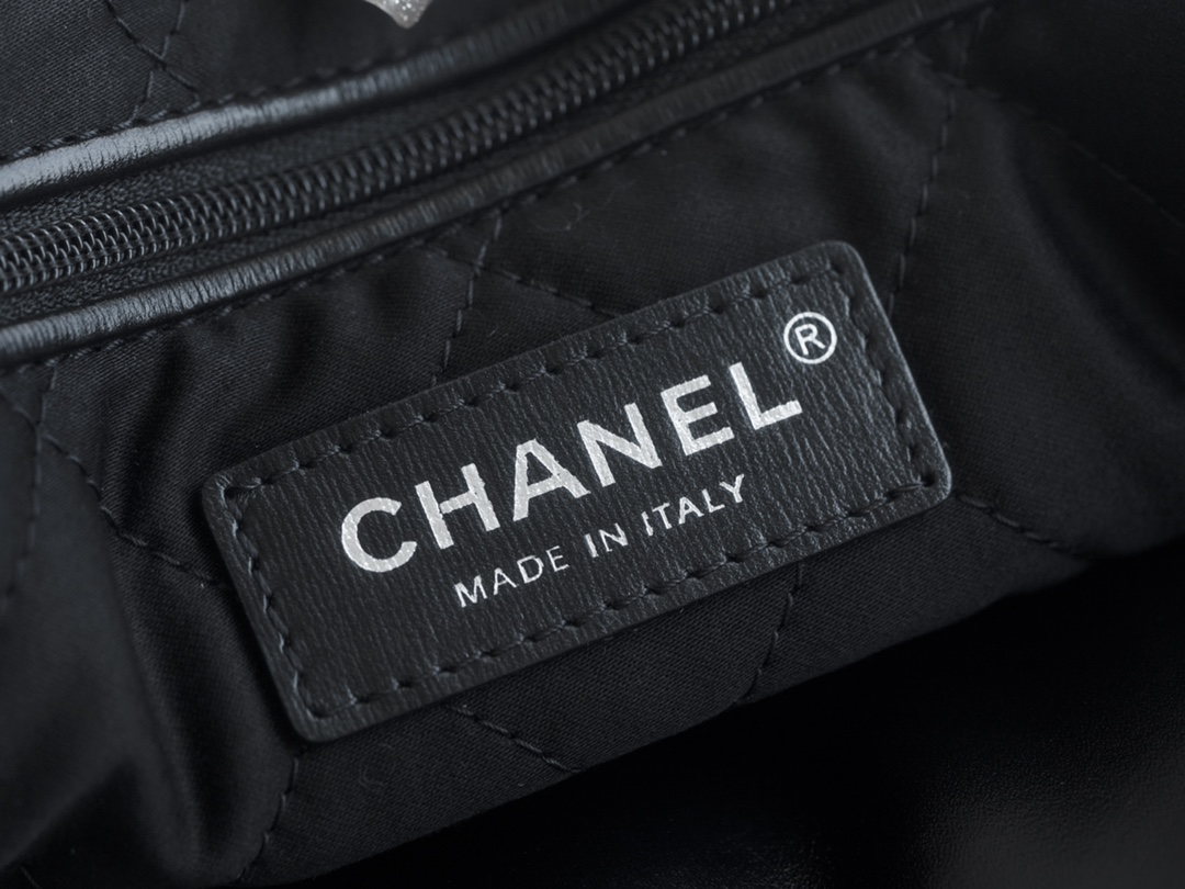 𝗖𝗛𝗔𝗘𝗡𝗟✦ 𝟐𝟐𝗣 Spring/Summer New 𝟐𝟐 Handbag Small Black Silver Buckle➿