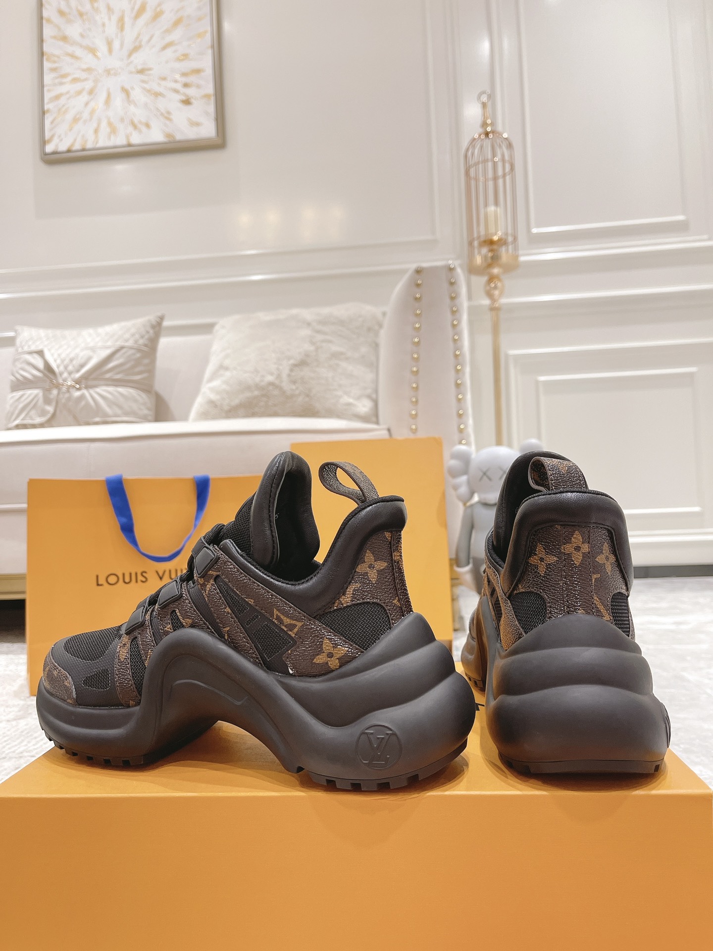Louis Vuitton Archlight Donkey Brand Louis Vuitton Casual Sports Dad Shoes