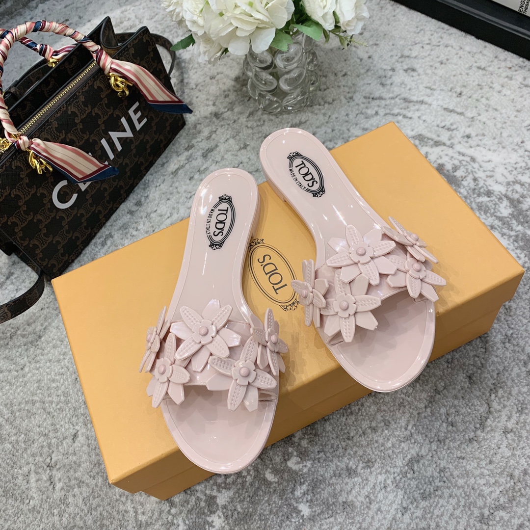 TOD'S 𝙏𝙊𝘿𝙎 2021 summer classic explosive new fabric counter PVC material summer to the beach vacation the best choice