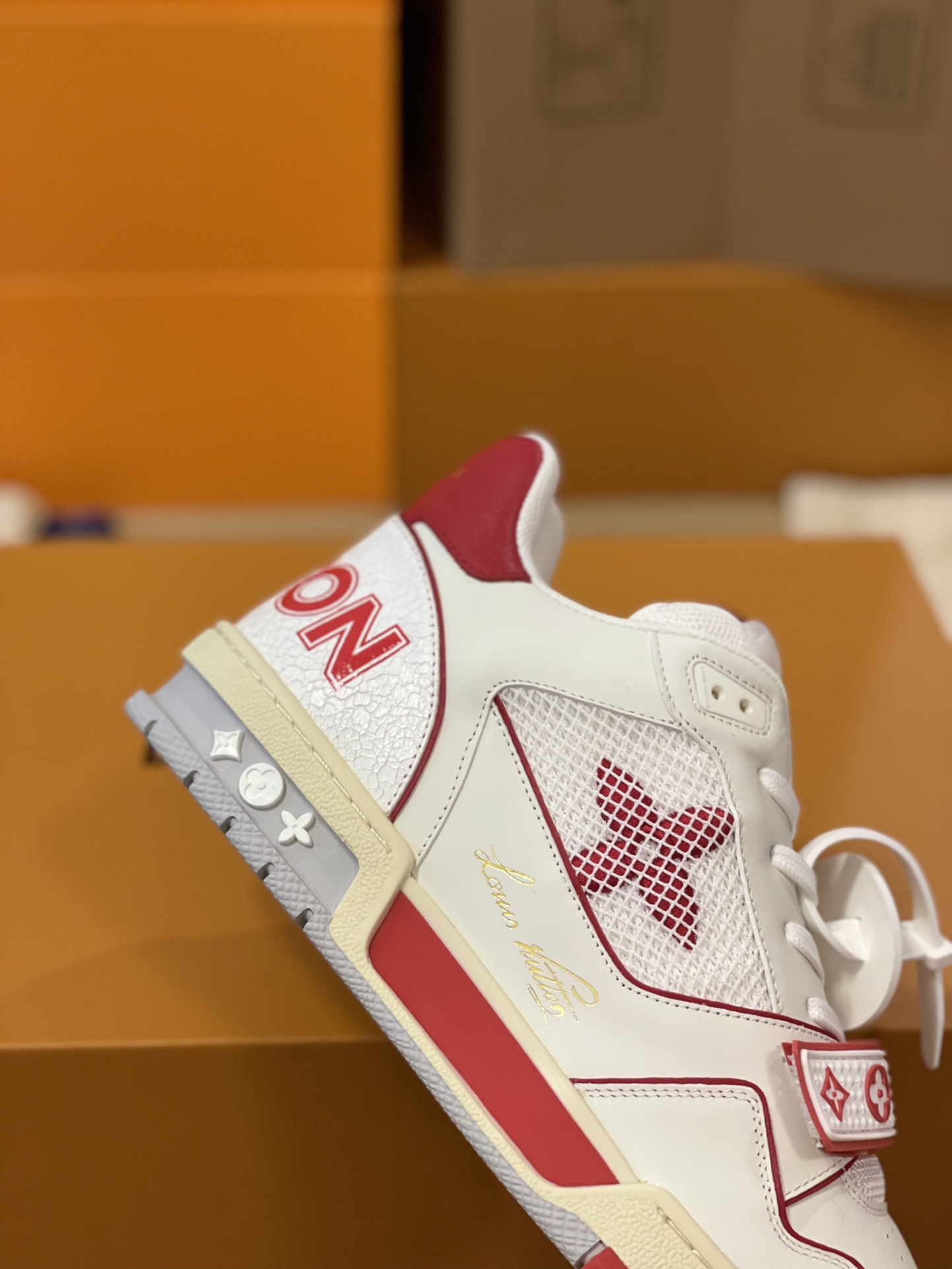 Louis Vuitton Trainer Couples Style 1A98UX