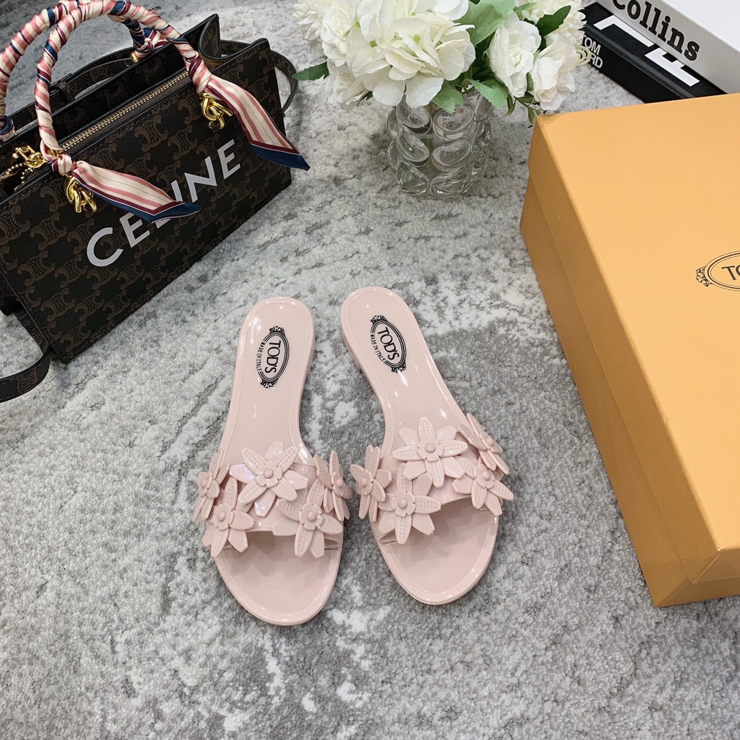 TOD'S 𝙏𝙊𝘿𝙎 2021 summer classic explosive new fabric counter PVC material summer to the beach vacation the best choice
