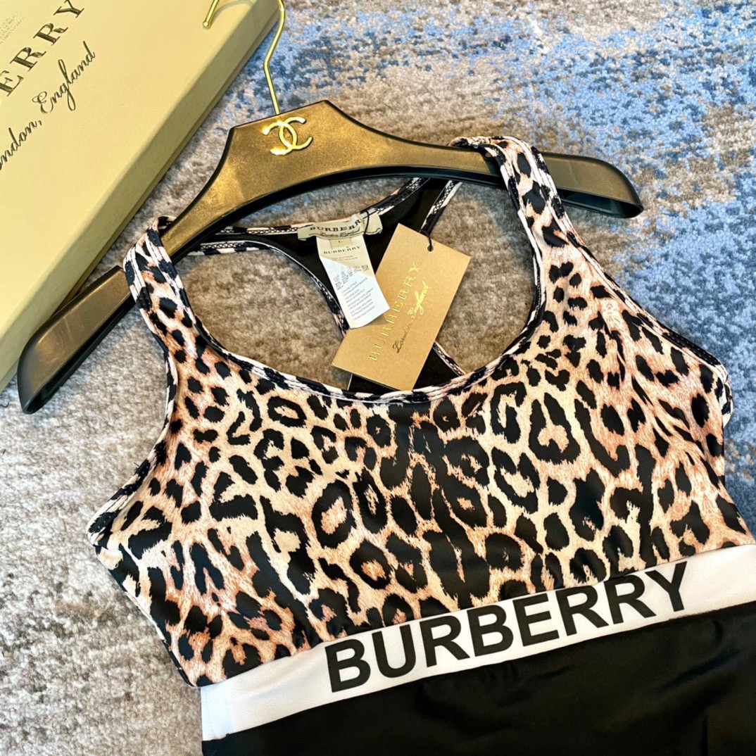 Burberry's new leopard one-piece swimsuit