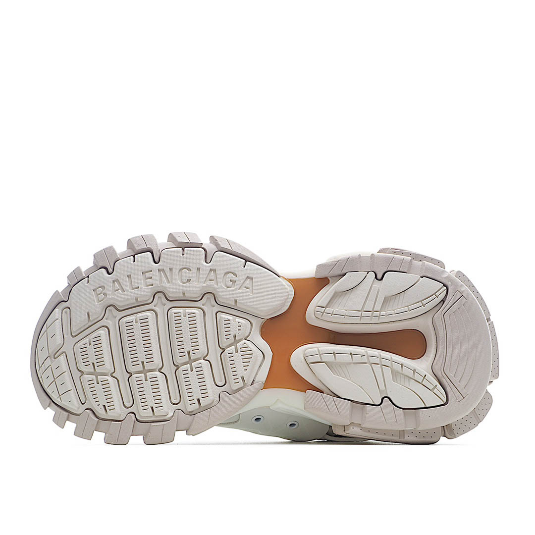 Balenciaga Sneaker Tess s.Gomma MAILLE WHITE/ORANGE